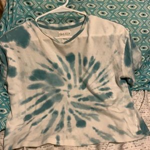 tie dye crop top